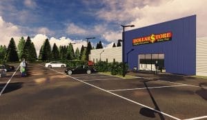 dollar store industribyggnad