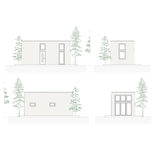 Ella 9 ella attefallshus ritning a2 fasader 1