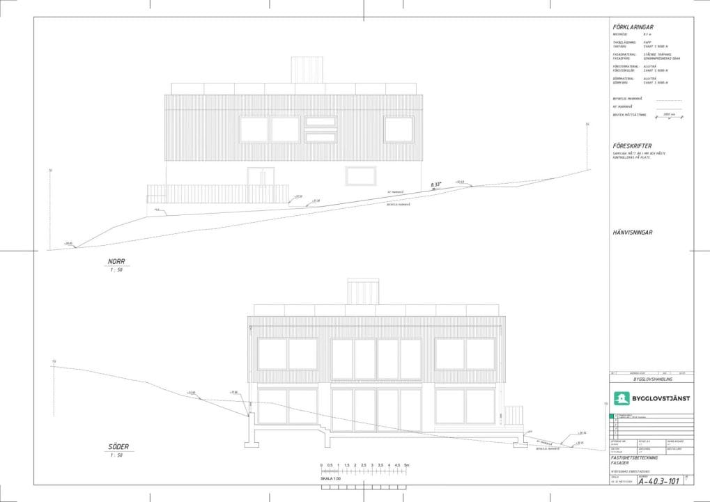 Fasadritning Fasadritning