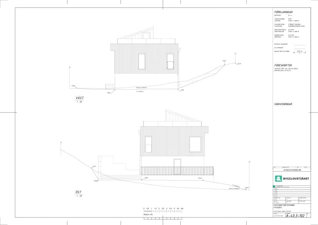Fasadritning exempel