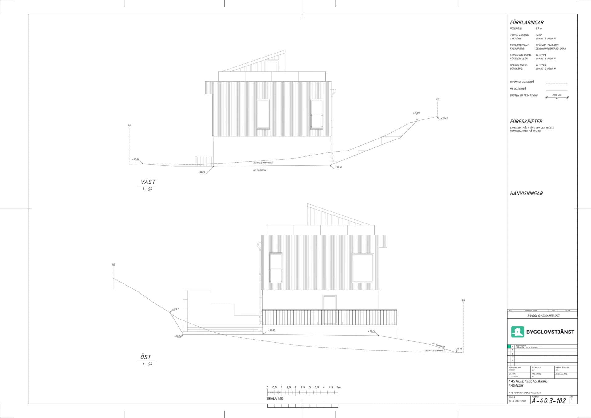 Fasadritning exempel