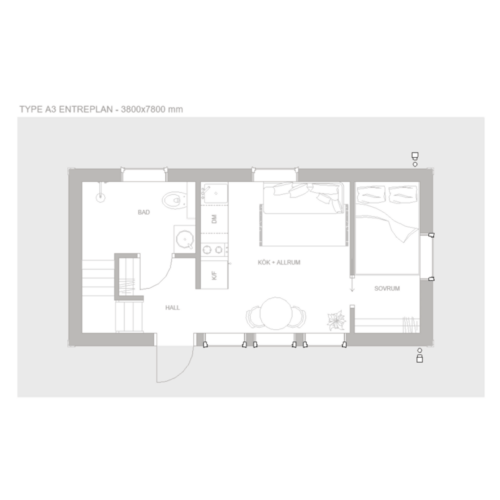 greta attefallshus ritning a3 plan 1