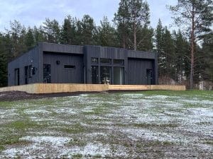 nybyggnad villa umea