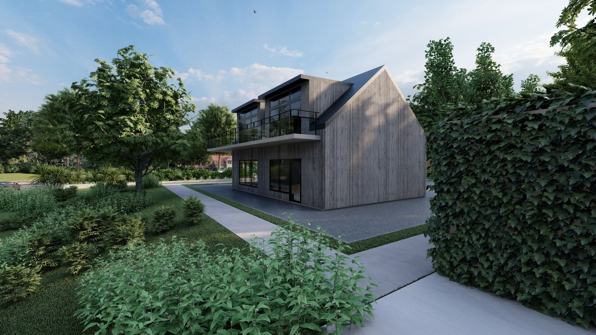 nybyggnad villa varmdo