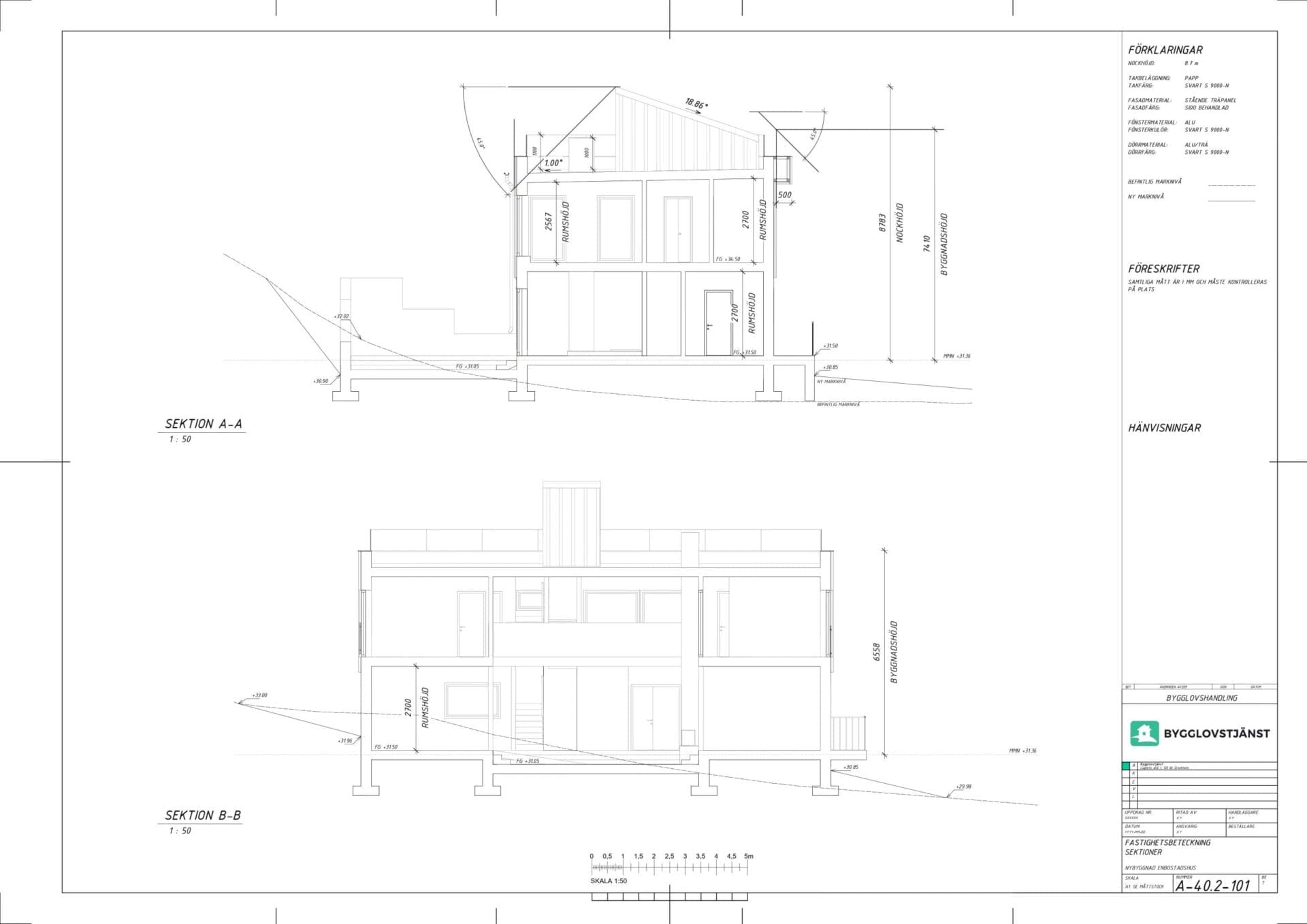 Sektionsritning exempel