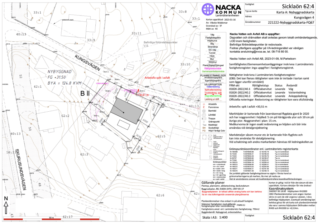Situationsplan exempel Situationsplan exempel