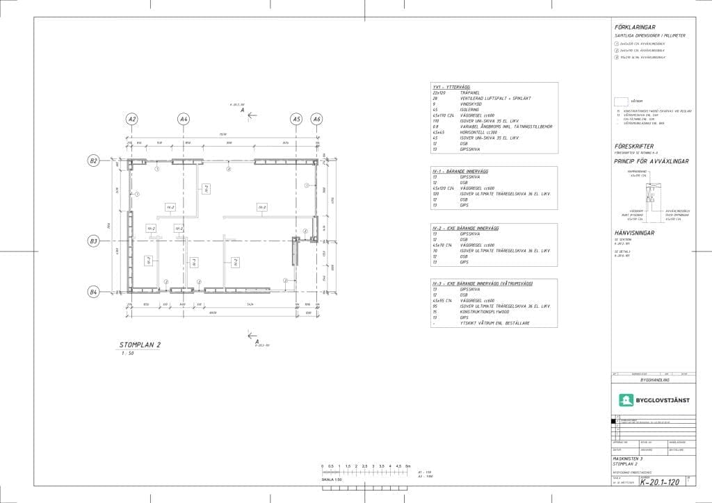 Stomplan Konstruktionsritningar