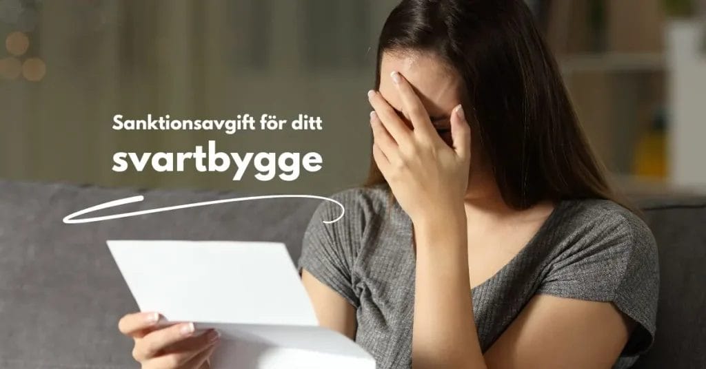 sanktionsavgift for ditt svartbygge