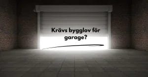 bygglov för garage
