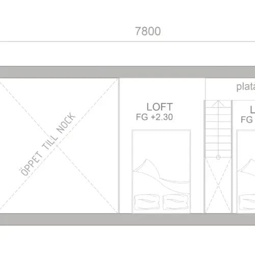 Alva 6 fjallstugor lapland planritning loft.webp