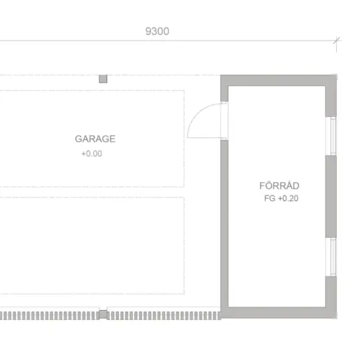 Carport Albert planritning