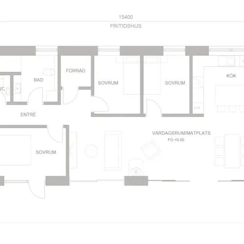 Fritidshus Edvard planritning