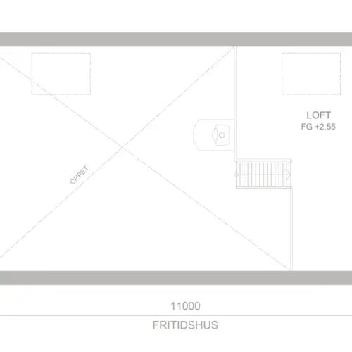 Hugo 6 Fritidshus Hugo loft
