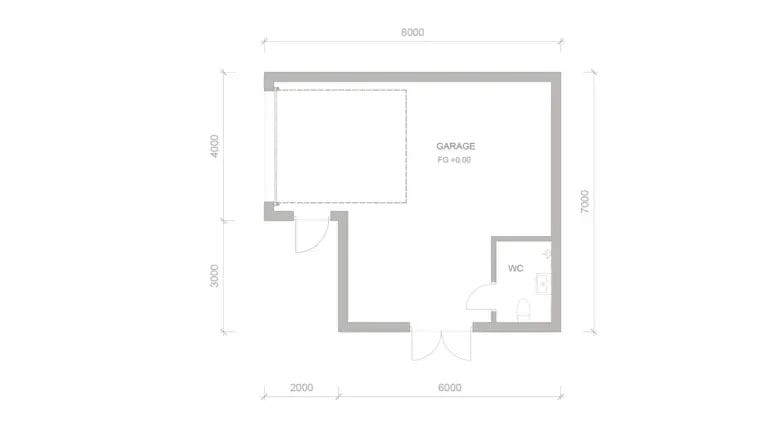 Oskar 2 Garage Oskar planritning