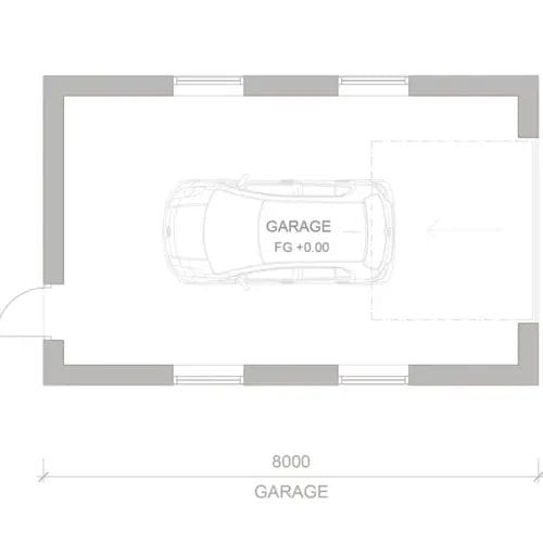 Garage Sigurd 6 Garage Sigurd planritning