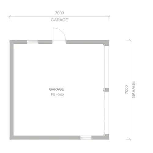 Garage Viktor 4 Garage Viktor planritning