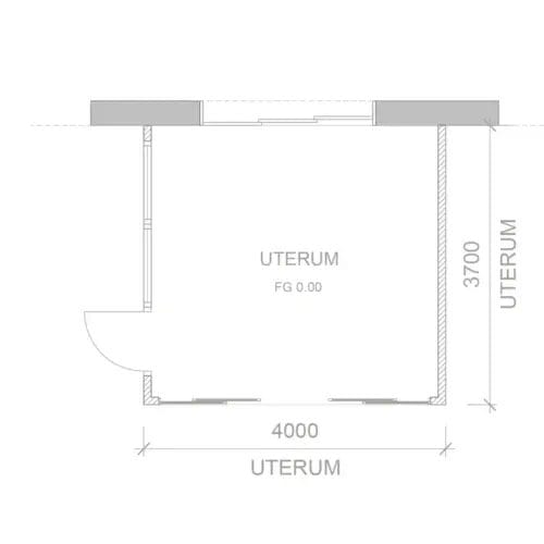 Uterum Högfjäll planritning