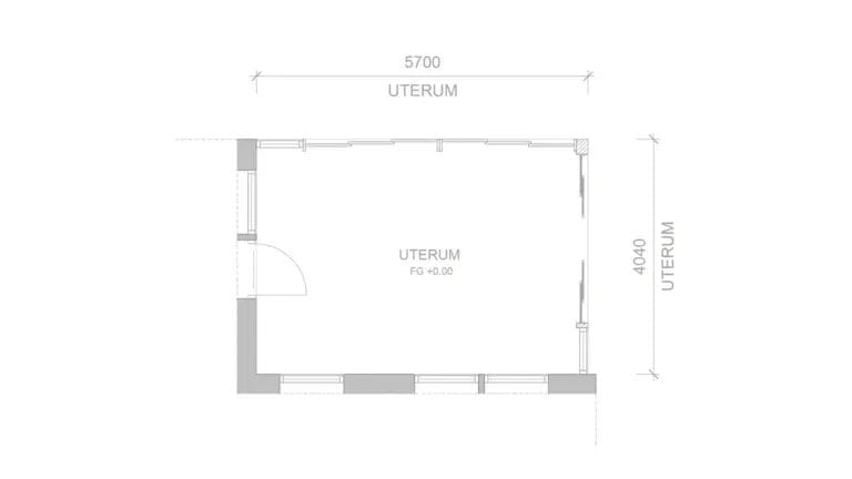 Uterum Sandhamn planritning