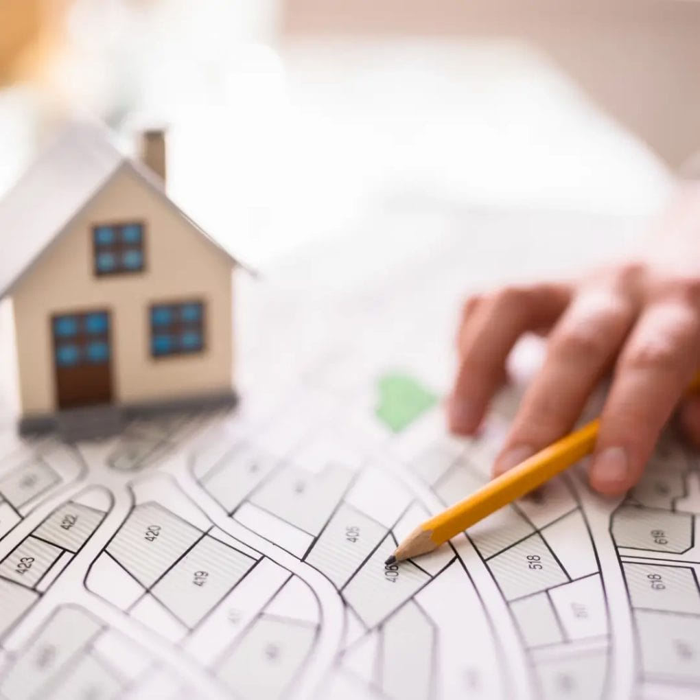 Marksektionsritning exempel