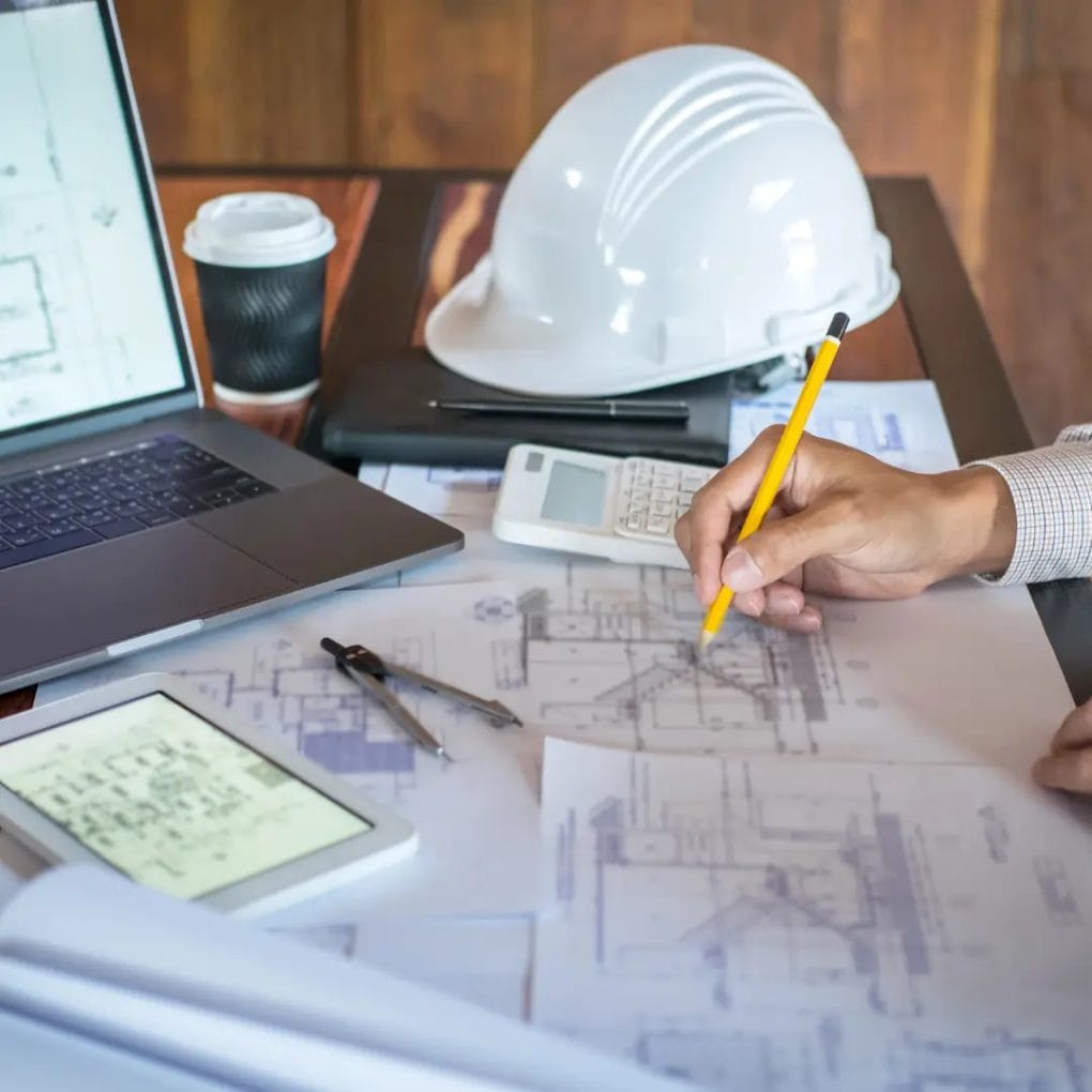 Marksektionsritning för bygglov