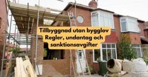 tillbyggnad utan bygglov