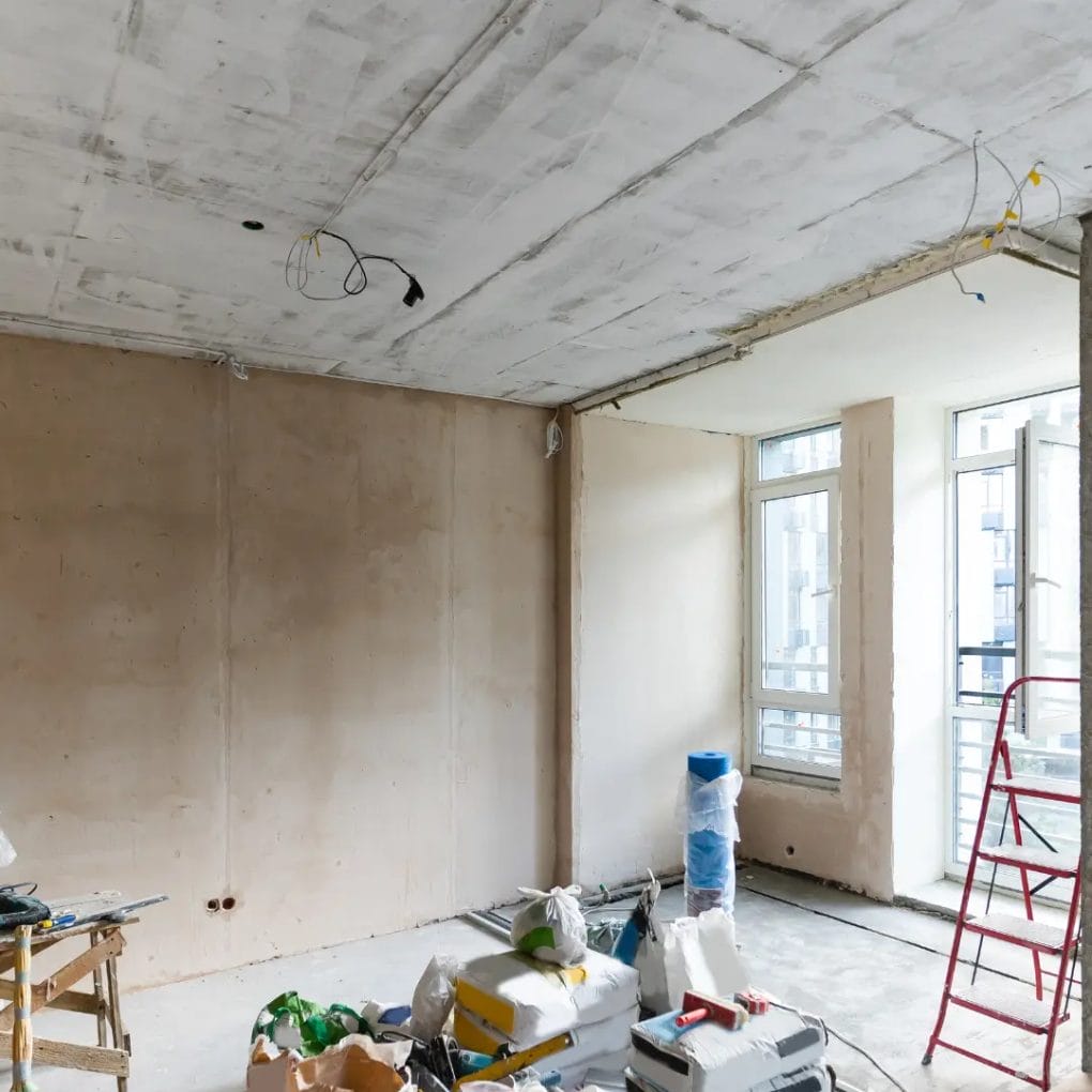 Avväxling bärande vägg