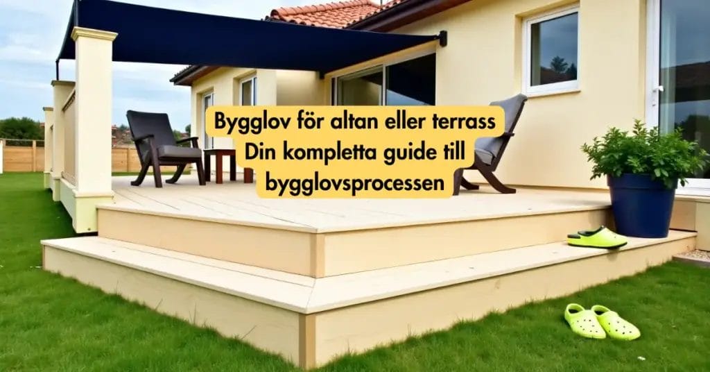 Bygglov för altan eller terrass: Din kompletta guide till bygglovsprocessen 2025 2 Bygglov altan