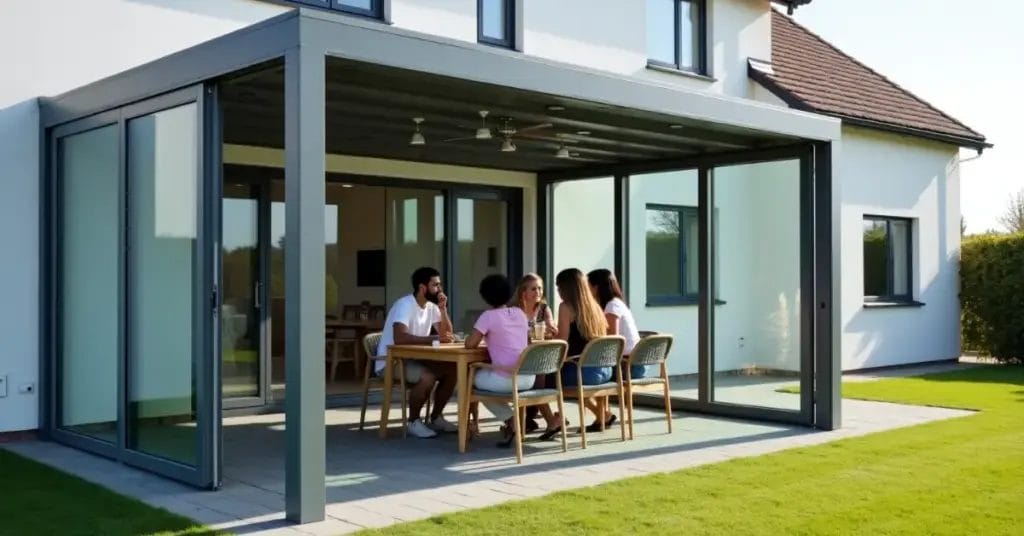 Inglasad altan bygglov